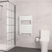 Eastbrook Kingswood handdoekradiator 60x80cm 526W wit mat