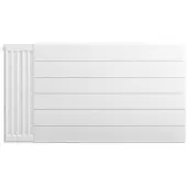 Eastbrook plaat voor paneelradiator met streep 110x60cm wit glans