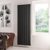 Eastbrook Derwent elektrische paneelradiator 60x180cm 1200W zwart mat