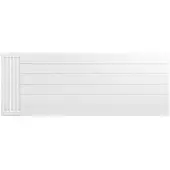 Eastbrook plaat voor paneelradiator met streep 160x60cm wit glans