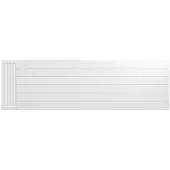 Eastbrook plaat voor paneelradiator met streep 200x60cm wit glans