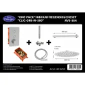 Best design Clic Ore inbouw regendouche 30cm RVS geborsteld
