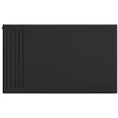 Eastbrook plaat voor paneelradiator 100x60cm zwart mat