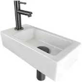 Best design Moya fonteinset links gun metal