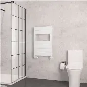 Eastbrook Kingswood handdoekradiator 50x80cm 438W wit mat