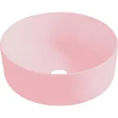 Best design Luzz waskom 40cm keramiek lichtroze mat