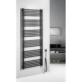Sapho Metro E elektrische radiator 50x106cm 400W zwart mat