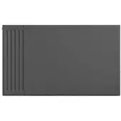 Eastbrook plaat voor paneelradiator 100x60cm antraciet