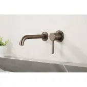 Saniclear Antique inbouw wastafelkraan met inbouwdeel verouderd messing