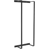 SaniGoods Basil verticale handdoekrek 28x67cm zwart mat