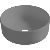 Best design Luzz waskom 40cm keramiek grijs mat