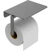 Mueller Hilton toiletrolhouder met planchet gunmetal