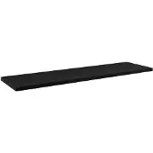 Comad Nova Black wastafel toppaneel 140cm zwart