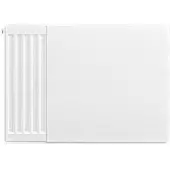 Eastbrook plaat voor paneelradiator 70x50cm wit glans