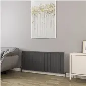Eastbrook Kingswood paneelradiator 140x60cm 1490W antraciet mat