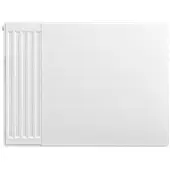 Eastbrook plaat voor paneelradiator 80x60cm wit glans