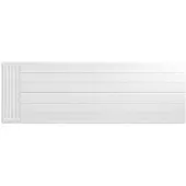 Eastbrook plaat voor paneelradiator met streep 180x60cm wit glans