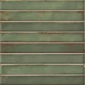 Jabo Brick Raku Emerald mozaïektegel 35x35cm