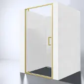 Best design Arkos nisdeur 90x200cm geborsteld messing