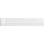 Eastbrook plaat voor paneelradiator met streep 160x30cm wit glans