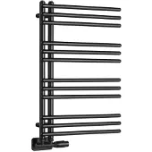 Aqualine Poseidon handdoekradiator 45x74cm 250W mat zwart