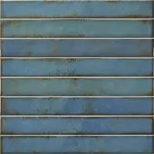 Jabo Brick Raku Turquoise mozaïektegel 35x35cm