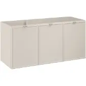 Comad Bella Cashmere onderkast met 3 deuren 120x45cm taupe