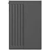 Eastbrook plaat voor paneelradiator 40x60cm antraciet