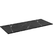 Sapho Skara wastafelblad solid surface 100cm zwart