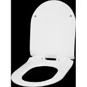 Kerra Makalu softclose toiletzitting met quick release wit glans