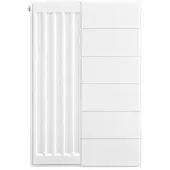 Eastbrook plaat voor paneelradiator met streep 40x60cm wit glans