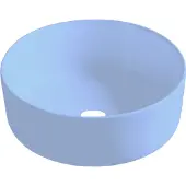 Best design Luzz waskom 40cm keramiek lichtblauw mat