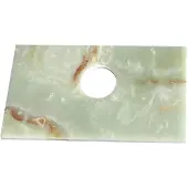 Saniclear Micro fonteinblad 39x22cm green onyx