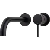 Mueller Black inbouw wastafelkraan met Coolstart zwart mat