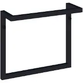 Brauer handdoekrek 35cm zwart mat