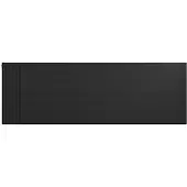 Eastbrook plaat voor paneelradiator met streep 180x60cm zwart mat