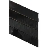 Terre d'Azur Granada wandtegel 6,4x27,5cm rechts antraciet