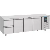 CombiSteel Koelwerkbank - 632L - 3 Deuren + 2 Laden - -2°c/+8°c - 2330x700x850mm