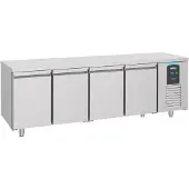 CombiSteel Koelwerkbank - ENERGY LINE - Energiezuinig - 632L - 4 Deuren - -2°C/+8°C - Geforceerd - 2330x700x850mm