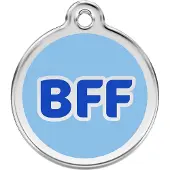 Red Dingo Hondenpenning 30 mm Best Friend blauw