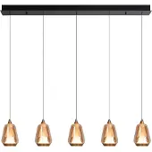 Highlight Design Hanglamp Tromba 5 Lichts Recht