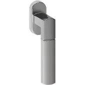Hardbrass Raamkruk draaikiep Rhodos ovaal - RVS