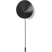 Ferm Living Wandlampe , Arum Sconce, Zwart, Woonkamer, Roestvrij staal, Designer