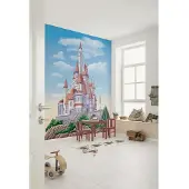 Komar Kinderbehang Disney Princess Belle Castle (1 stuk)