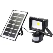 Sygonix SY-5461108 Spot op zonne-energie met bewegingsmelder 10 W Lichtkleur (naam): Neutraalwit