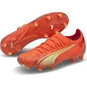 Puma Ultra Ultimate FG/AG Dames Rood Voetbalschoenen