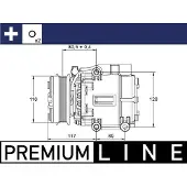 MAHLE ORIGINAL ACP 858 000P Aircopomp