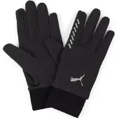Puma Sporthandschoenen 'RUN ' grijs / zwart