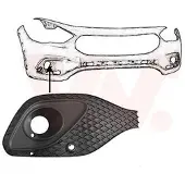 VAN WEZEL 2960598 Ventilatiegrille, bumper
