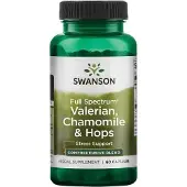 Swanson Health - Volledig Spectrum Valeriaan, Kamille & Hop - 60 capsules